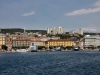 Blick auf Rijeka vom Fähranleger